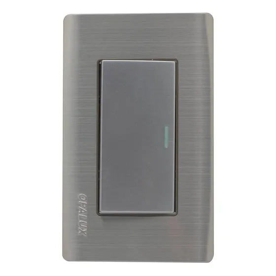 Interruptor Metálico Simple Con Dado 7cm Op-011 Opalux