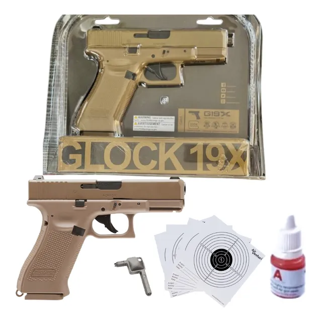 Pistola Glock 19x Gen5 Co2 4.5mm Blowback Xchws C