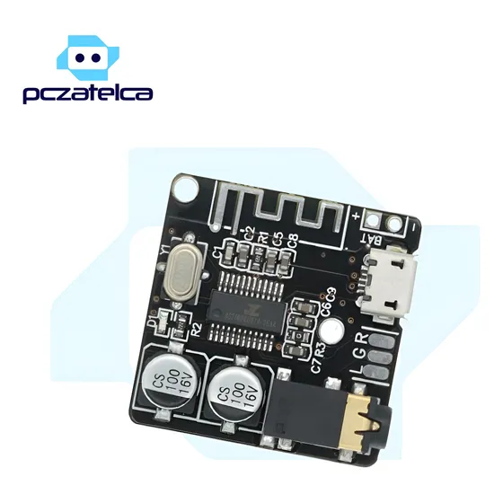 Receptor De Audio Bluetooth 5.0 Pro Botones Microusb Jack 