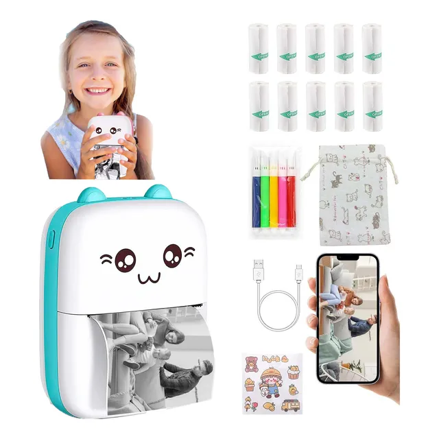 Mini Impresora Portátil Impresora Térmica Bluetooth