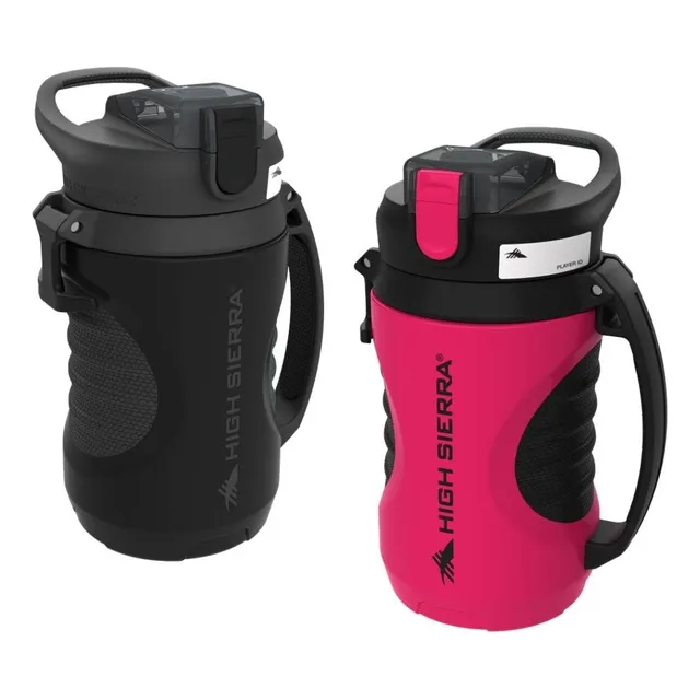 Termo Deportivo High Sierra 1.9 L (64 Oz) Verde Y Negro 2 Pz