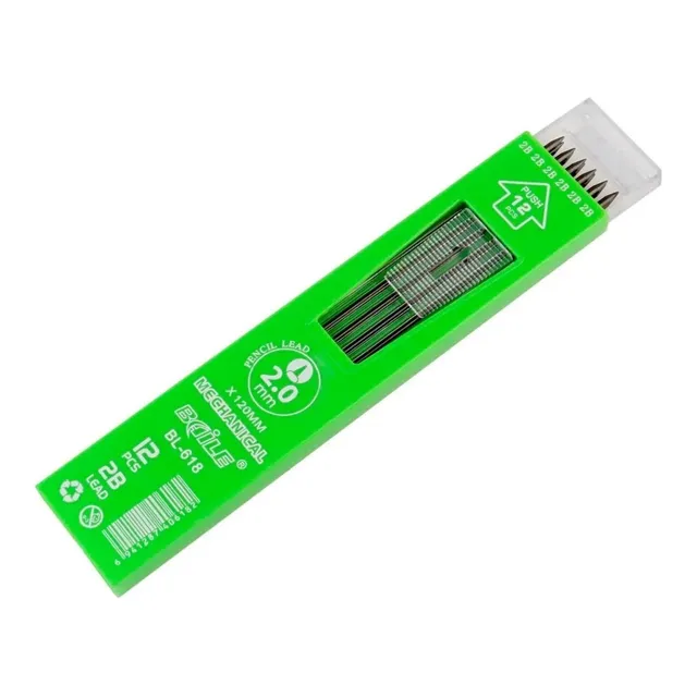 Minas 2mm Carbon Caja X 12  2b