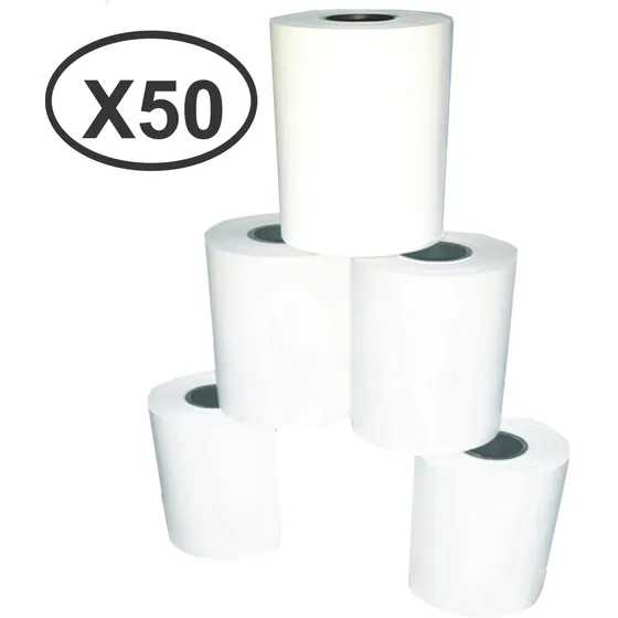 Rollo Papel Térmico 80 X 60 Mm  P/ Impresora Fiscal Cj-50un
