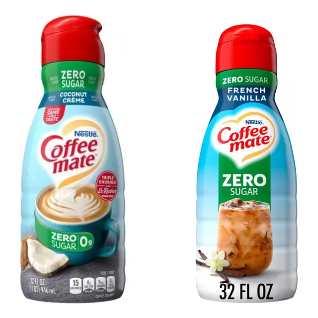Coffee Mate Coco Y Vanilla Sin Azucar  946ml Importado