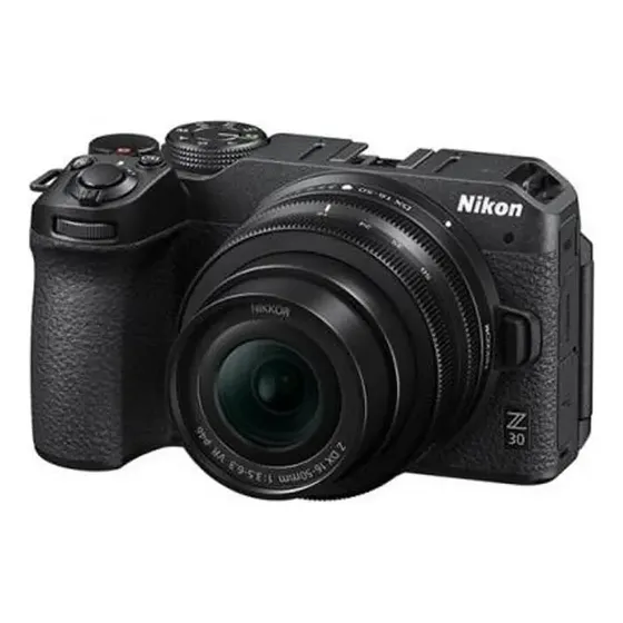 Camara Nikon Z30 Mirrorless Con Lente 16-55mm Color Negro | MercadoLibre
