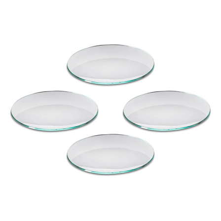 Vidrio De Reloj Para Laboratorio 75mm Glassco 4pzs Vidrio De Reloj Para Laboratorio 75mm Glassco 4pzs