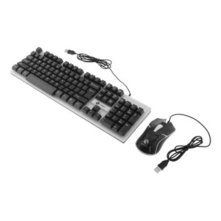 Cableado Juego Teclado Mecánico Arco Iris Rgb Y Mouse Combo Cableado Juego Teclado Mecánico Arco Iris Rgb Y Mouse Combo