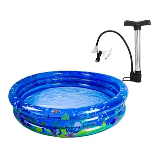 Piscina InflĂĄvel Infantil Translucida Mar 253l + Bomba De Ar Cor Azul Piscina InflĂĄvel Infantil Translucida Mar 253l + Bomba De Ar Cor Azul