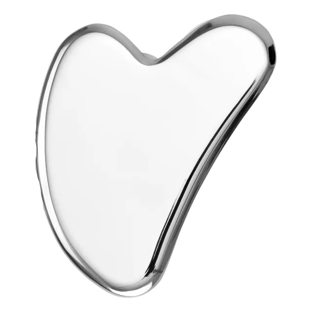 Guasha De Acero Inoxidable Masajeador Facial Linfatico