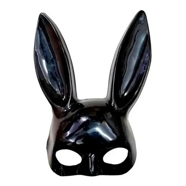 Mascara Coneja Negro Disfraz Sexy Halloween