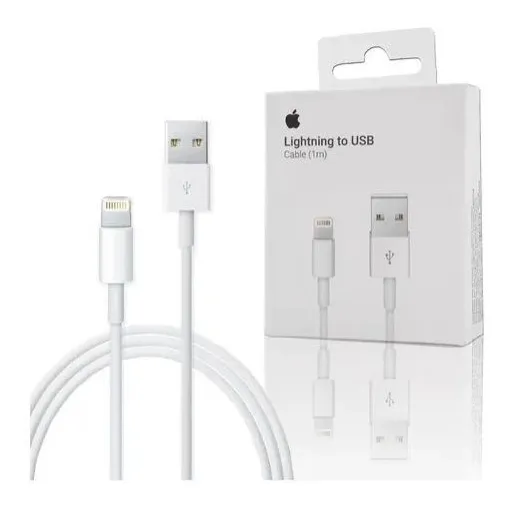 Cable iPhone Original Lightning 1m Cargador Garantia Sellado