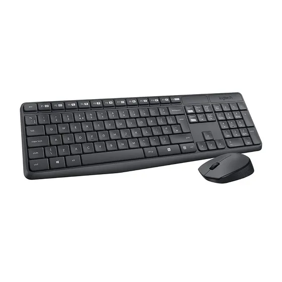 Mouse Y Teclado Inalambrico Combo Logitech Mk235 Pc Led Usb