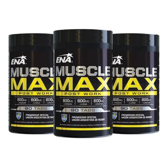 3 Muscle Max Ena Post Work Recuperador