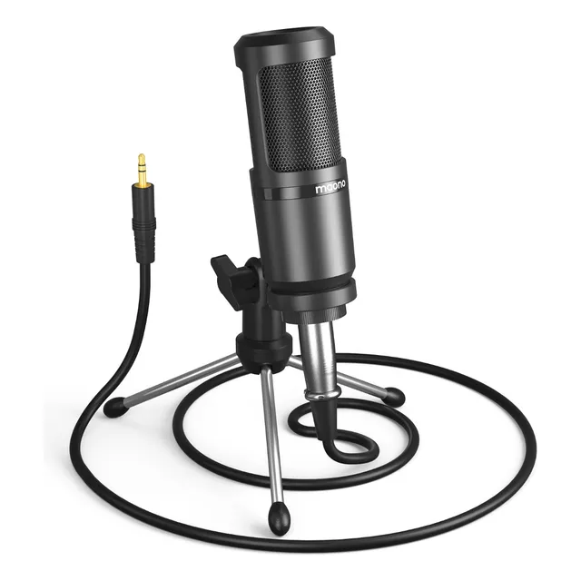 Micrófono Maono Au-pm360tr Xlr A 3.5mm Con Trípode Para Pc