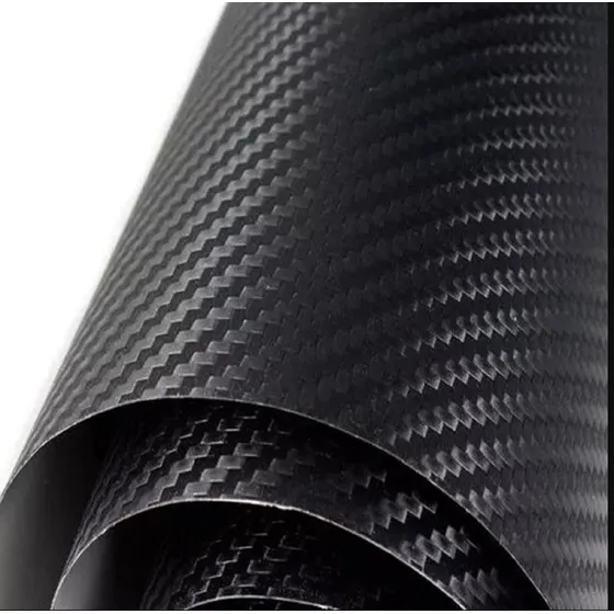 Vinilo Fibra De Carbono Negro 152 Cm X 200 Cm