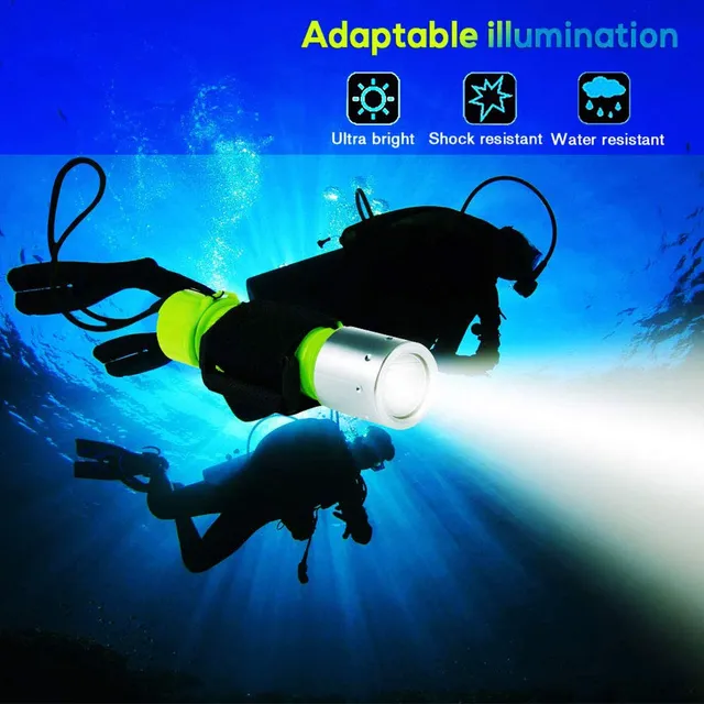 Antorcha Buceo,antorcha Subacuatica,bajo Agua Flashlite Luz