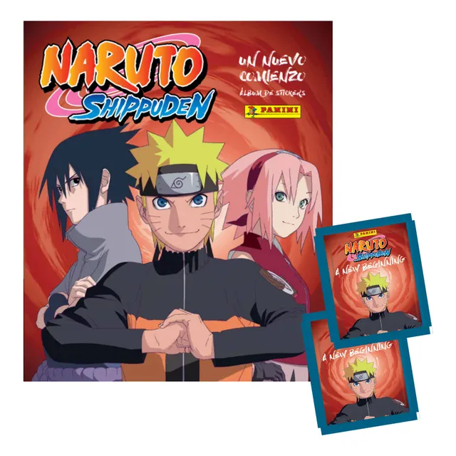 Álbum Naruto Shippuden Con 40 Sobres