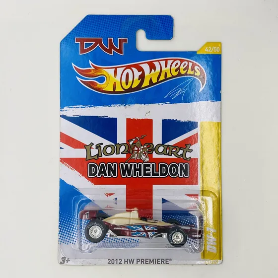 Hot Wheels Dw-1 2012 Lion Heart Dan Wheldon Pneu Borracha