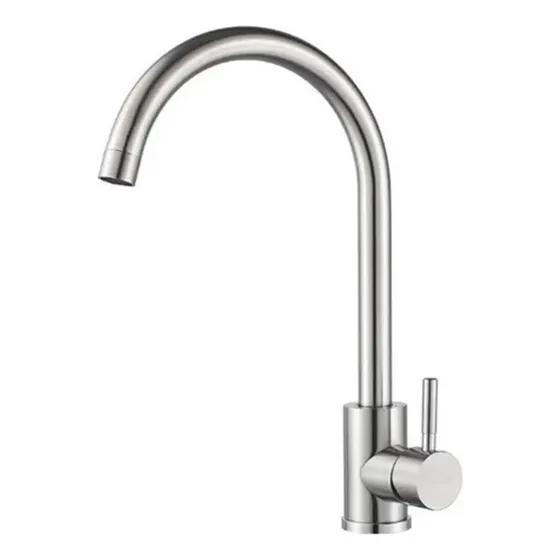 Llave De Fregadero Grifo Lavamano Monomando Acero Inoxidable