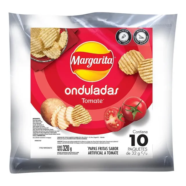 Papa Margarita Ond Tomate X 10u