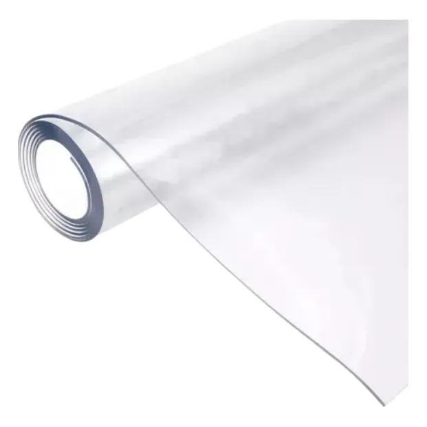 0,50m X 1,40m Plastico Cristal Super Grosso 1mm Transparente