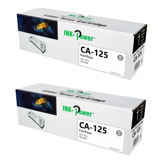 2 Toner 125 Ink-power Para Canon Lbp 6000 Mf 3010 