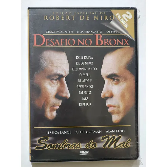 Dvd Dose Dupla Desafio No Bronx E Sombras Do Mal Lacrado