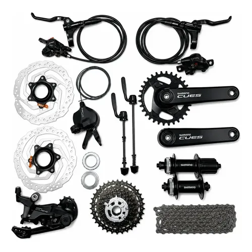 Kit Grupo Shimano Altus 2x8v 16v 36/22d K7 11/40d Mtb 8v