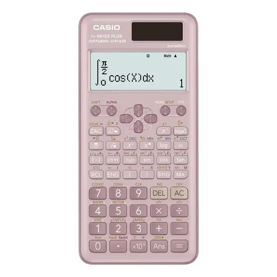 Calculadora Casio Fx-991ES Plus tapa plástica Color Rosado | Cuotas sin interés