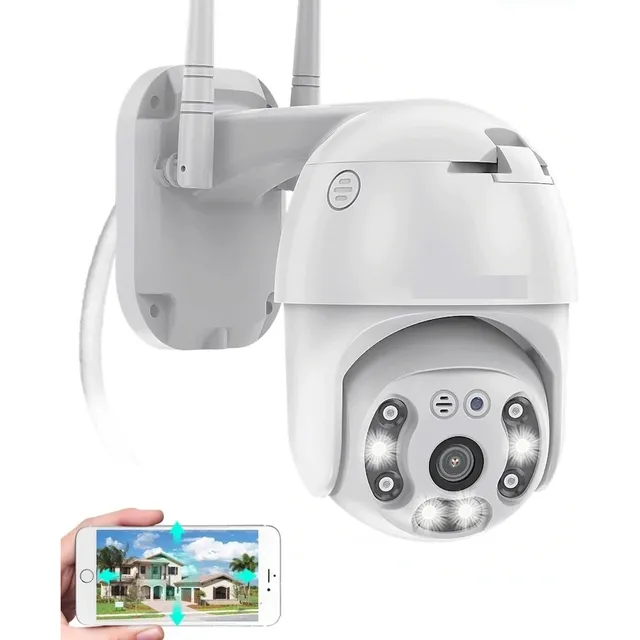 Camara Robotica Ip Wifi Full Hd 1080p Exterior Ptz 360° Zoom