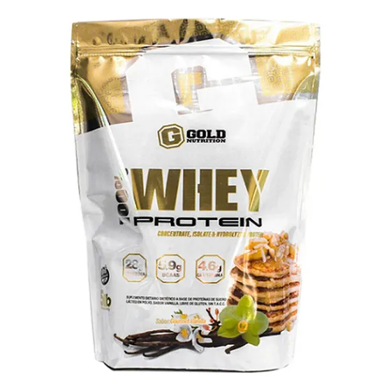 100% Whey Protein 5 Lbs  2,27kg Gold Nutrition Proteína Bcaa