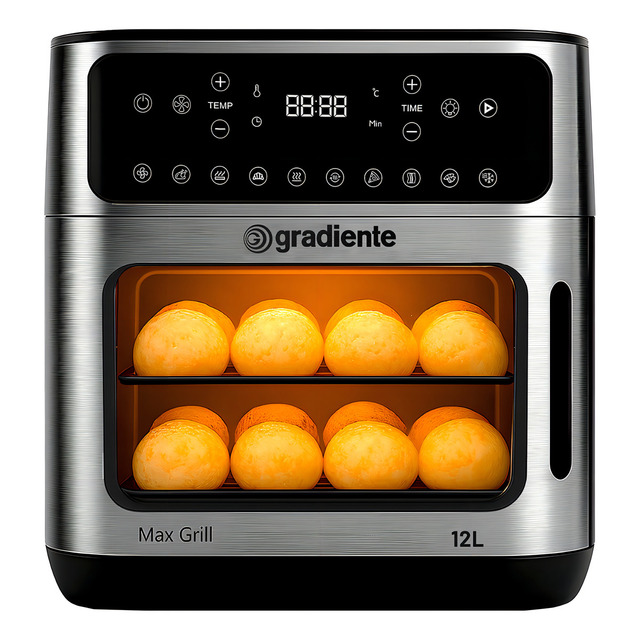 Fritadeira Elérica Air Fryer Forno Oven Gradiente Pgfo1200 12 Litros 4 Em 1 1900w 220v Cor... Fritadeira Elérica Air Fryer Forno Oven Gradiente Pgfo1200 12 Litros 4 Em 1 1900w 220v Cor...
