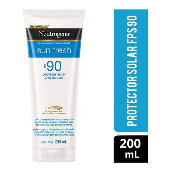 Neutrogena Sun Fresh Protector Solar Crema Fps 90 200ml