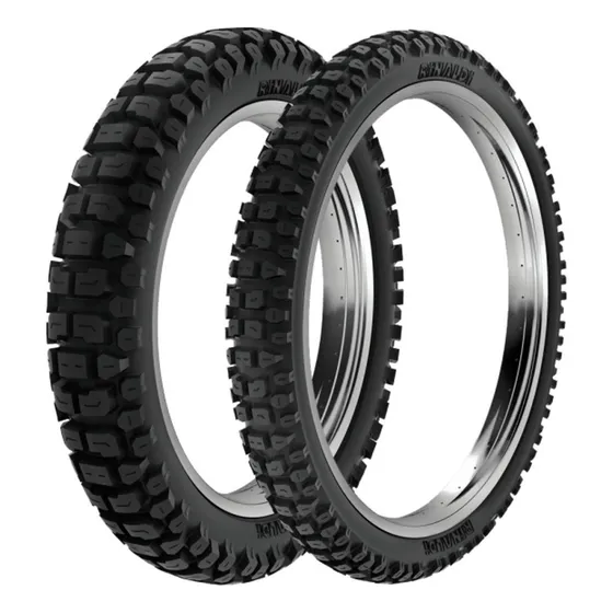 Par Pneu Bros Nrx 125 150 110/90-17 + 90/90-19 Rt36 Rinaldi