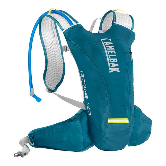 Mochila de hidratación Camelbak Octane Xct Blue de 2 litros, diseño de tela lisa