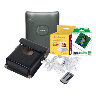 Paquete Instax Sq Link Verde + Funboard Paquete Instax Sq Link Verde + Funboard