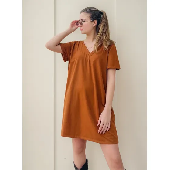 Vestido Corto Morley Escote En V