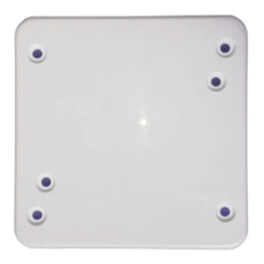 Tapa Ciega Pvc 2400 4x4 Blanca Induma Pack X 12 Unidades
