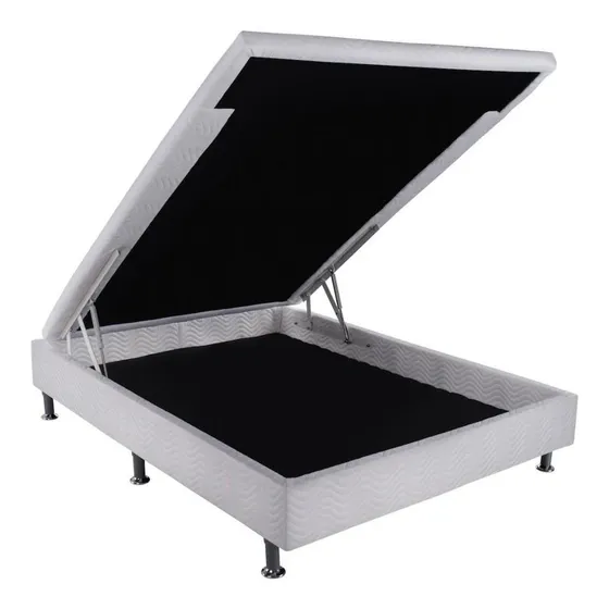 Base Baú Physical Branco Casal (138x188x25) - Ortobom