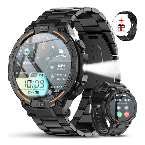 Reloj Inteligente Hombre Smartwatch 1.52  Llamada Bluetooth Deportivo Impermeable Caja Color Negro
