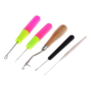 5pcs Gancho Para Tejer Cabello De Rastas, Crochet Needle 5pcs Gancho Para Tejer Cabello De Rastas, Crochet Needle