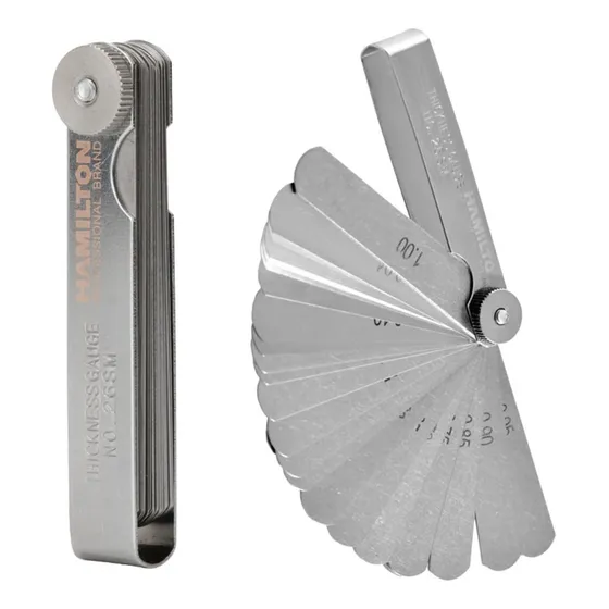 Juego De Sondas Para Regular Valvulas Grabadas 0.04 A 1mm
