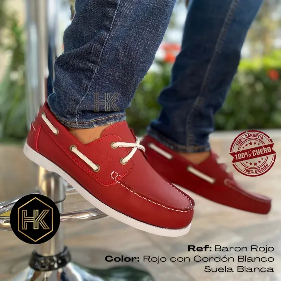 Mocasín Zapatos En Cuero Para Hombre, Sperry, Apaches.