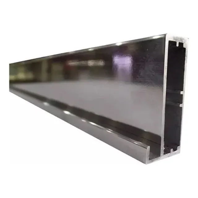 Perfil De Aluminio Para Puerta De Vidrio Brillante Bari
