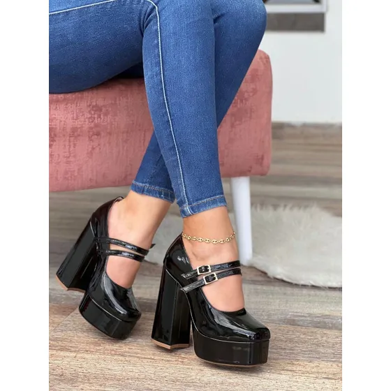 Zapatos De Plataforma Elegante Para Dama