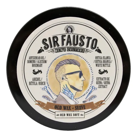 Sir Fausto Barberia Old Wax Pomada Efecto Húmedo Suave 50 Ml