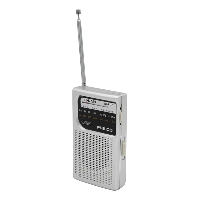Radio Portátil C/ Parlante Philco Color Negro