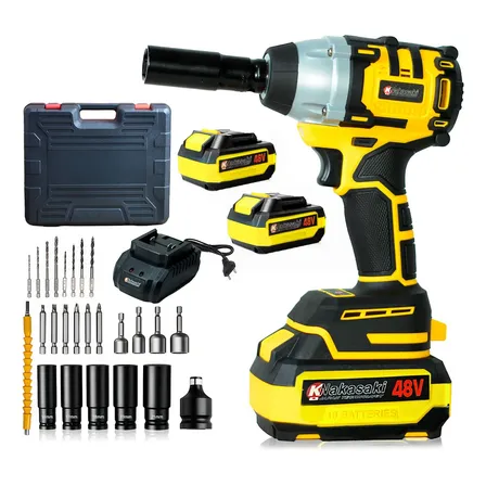 Chave De Impacto 48v Bateria Alta Potencia Nakasaki Brushles 48v