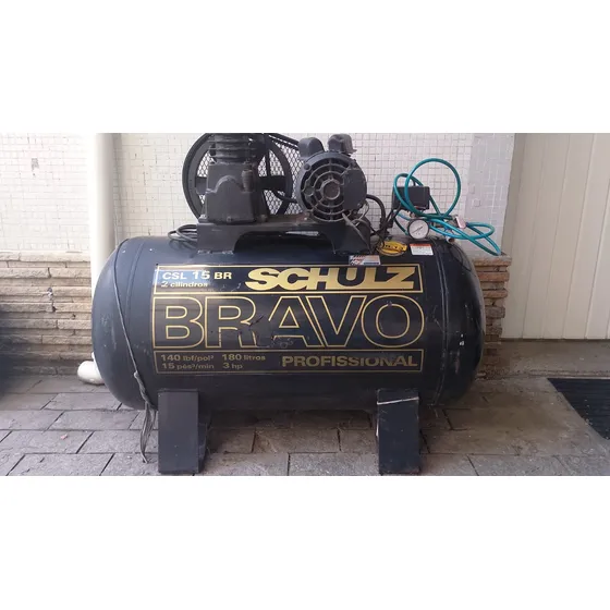 Compresor Schulz Bravo Csl 15 Br 180l 3hp Profissional