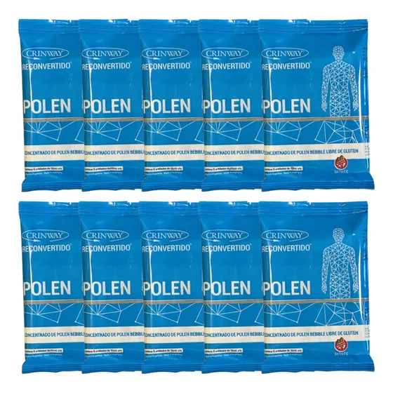 Polen Reconvertido Crinway-10 Cajas De 5 Unidades De 5ml C/u